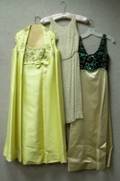 Three Beaded 1960s70s Evening Gowns