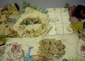 Group of Printed Woven Crewelwork and Embroidered Textiles and Accessories