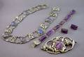 Group of Silver and Hardstone Jewelry