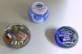 Three Commemorative Art Glass Paperweights