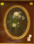 Framed Gouache of a Floral Still Life