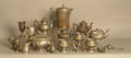 Large group of pewter