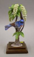 Royal Worcester Porcelain Lazuli Bunting