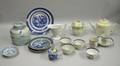 Seventeen Pieces of Assorted Chinese Export Porcelain Tea and Tableware