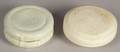 Two White Glazed Boxes