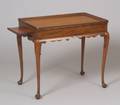 KittingerWilliamsburg Restoration Queen Anne Style Carved Mahogany Tea Table