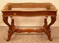 Victorian Rococo Revival Carved Mahogany and Mahogany Veneer Center Table