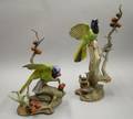Pair of Boehm Porcelain Green Jays
