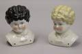 Two China Doll Shoulder Heads
