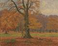 American School 20th Century Autumn Trees