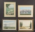 Marvin Potts American 20th Century Lot of Four Florida Views