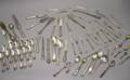 Approximately Fortytwo Pieces of Assorted Sterling Silver Flatware and Twentyone Pieces of Silver Plated Flat