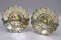 Pair of Reed  Barton Sterling Silver Floralform Trays