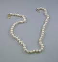 Mikimotostyle Singlestrand Pearl Necklace