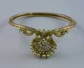 14kt Gold and Diamond Bangle