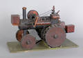 Whimsical wood steam tractor early 20th c
