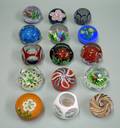 Fifteen St Louis Glass Paperweights