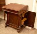Victorian Renaissance Revival Rosewood Veneer Davenport Writing Desk