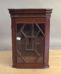English mahogany hanging cupboard