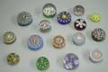 Sixteen Millefiore Art Glass Paperweights