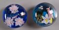 Two Rick Ayotte Glass Paperweights