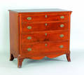 Pennsylvania Federal cherry chest of drawers ca 1810