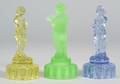 Three Figural Glass Flower Frogs