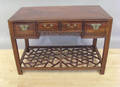Chinese carved hardwood desk