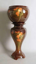 Art pottery jardinire on stand