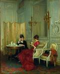 Moses Wight American 18271895 Ladies at Tea
