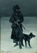Frederic Sackrider Remington American 18611909 The French Canadian Trapper