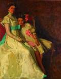 Robert Henry Logan American 18741942 Mother and Daughter in White