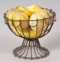 Miniature Wirework Compote with Miniature Stone Fruit