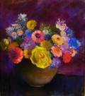 Laura Coombs Hills American 18591952 Bowl of Flowers