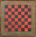 Painted Wooden Checker Board
