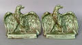 Pair Rookwood pottery eagle bookends