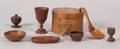 Group of Nine Small Wooden Items