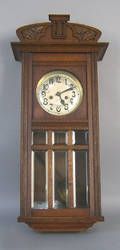Oak wall clock
