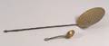 Brass and Wrought Iron Strainer and Ladle