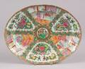 Rose Medallion Oval Porcelain Platter