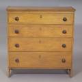 Painted Pine Chest over Drawers