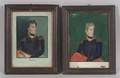 Continental or PennsylvaniaGerman School 19th Century Two Portraits of Andrew Jackson