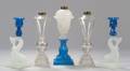 Five Glass Early Lighting Items