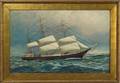 Antonio Nicolo Gasparo Jacobsen DenmarkAmerica 18501921 Portrait of the Clipper Ship Game Cock of Boston