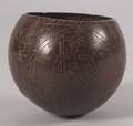 Engraved Scrimshawed Coconut Shell