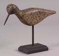 Carved and Painted Wooden Shorebird Decoy
