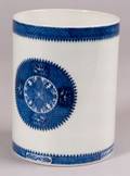 Large Fitzhugh Porcelain Tankard