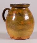 Redware Handled Jar