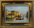 Oil on board Venetian scene