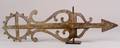 Painted Sheet Iron Banner Weather Vane